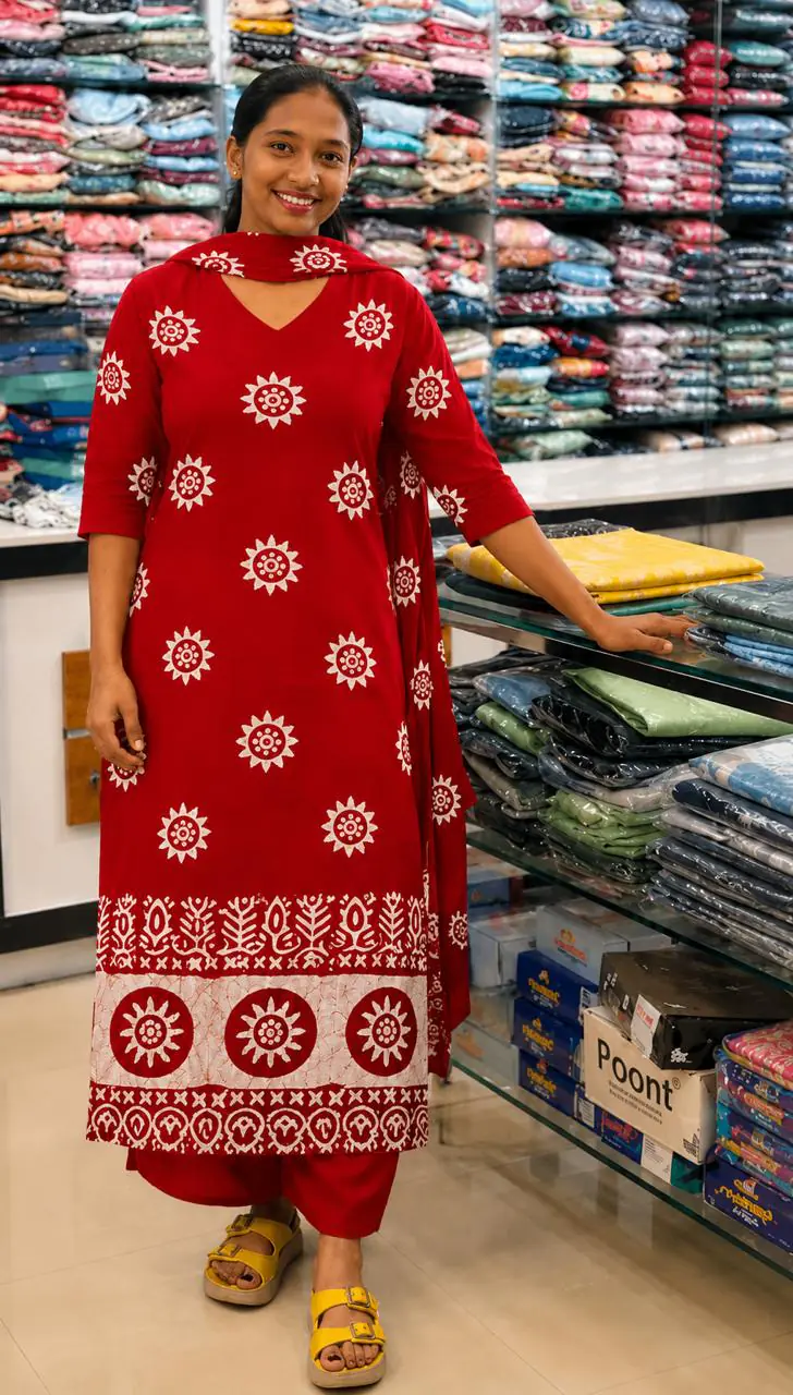 Slitted Top-Red - Image 1