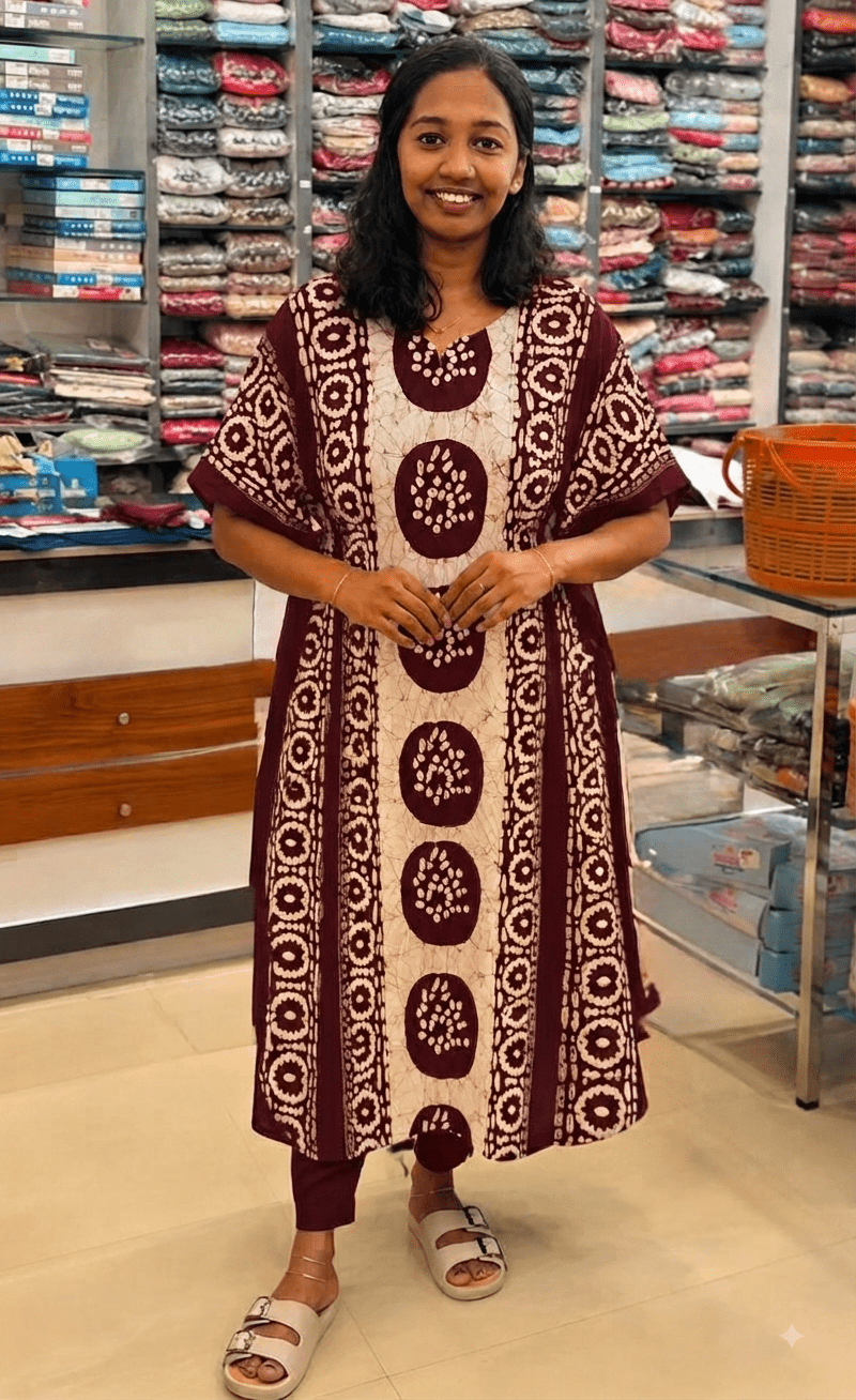 Gemini_Generated_Image_uyzfnyuyzfnyuyzf Kaftan-Maroon - Image 1