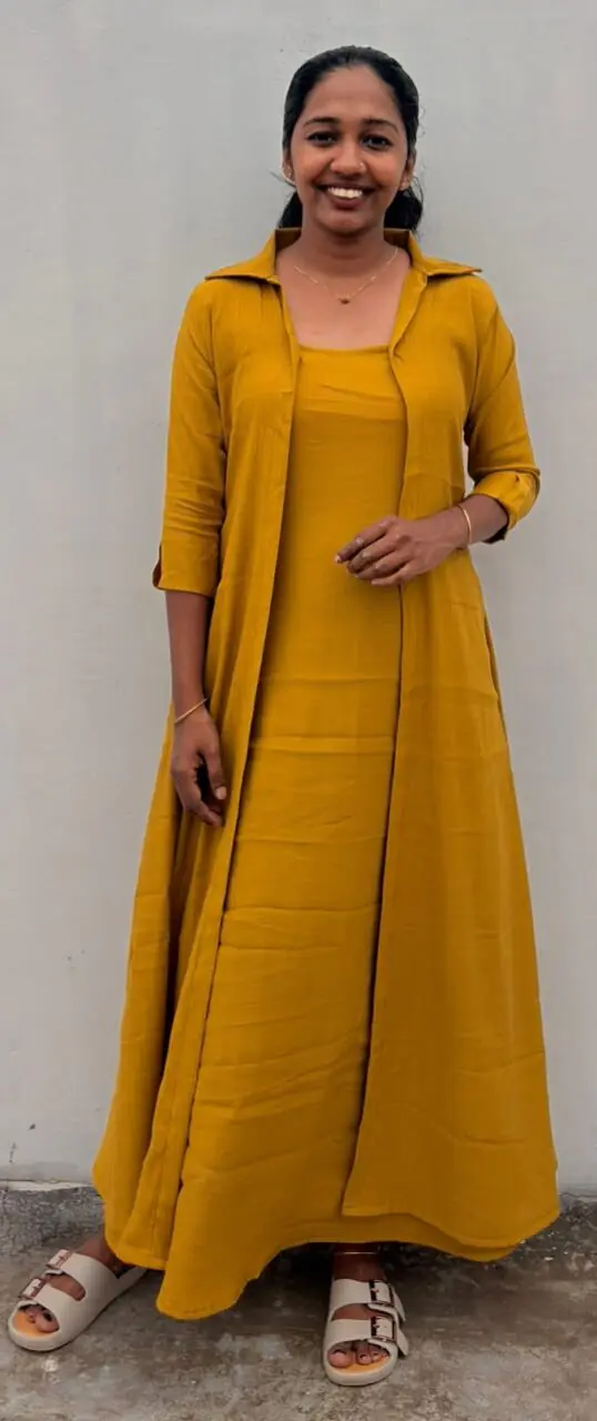 Long Shirt Collar Jacket Top-y - Image 1