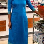 Slitted Top Plus Bottom-Blue