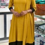 A Line top with Duppatta