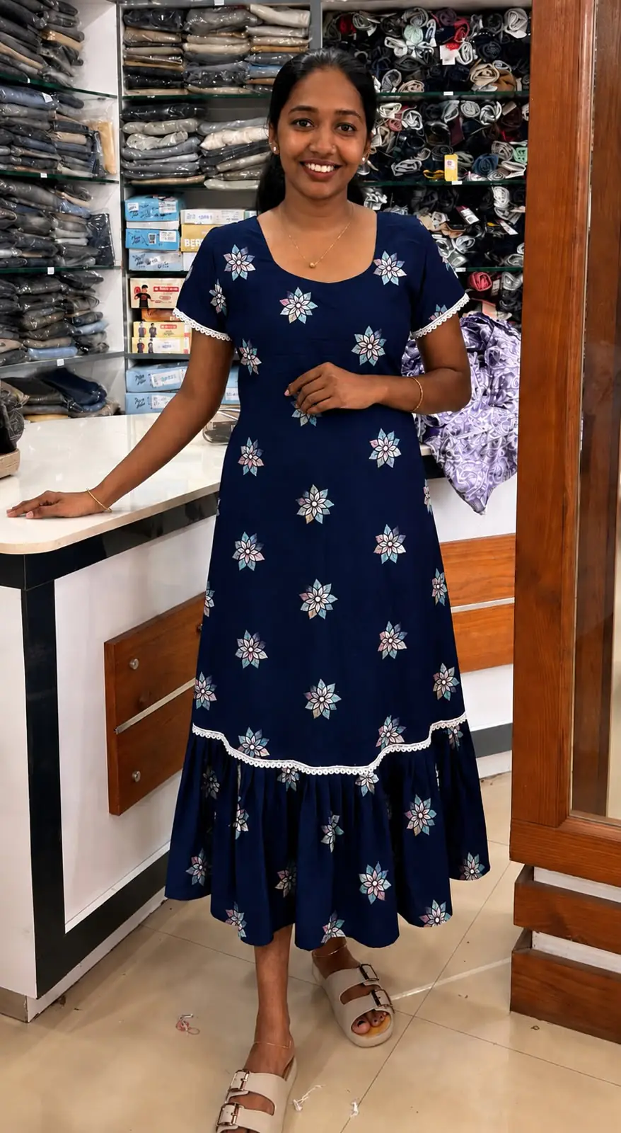 Feeding Home Wear-Navy - Image 1