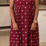 Frock-maroon