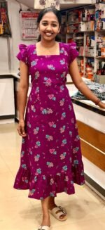 Feeding Home Wear-Bright Magenta