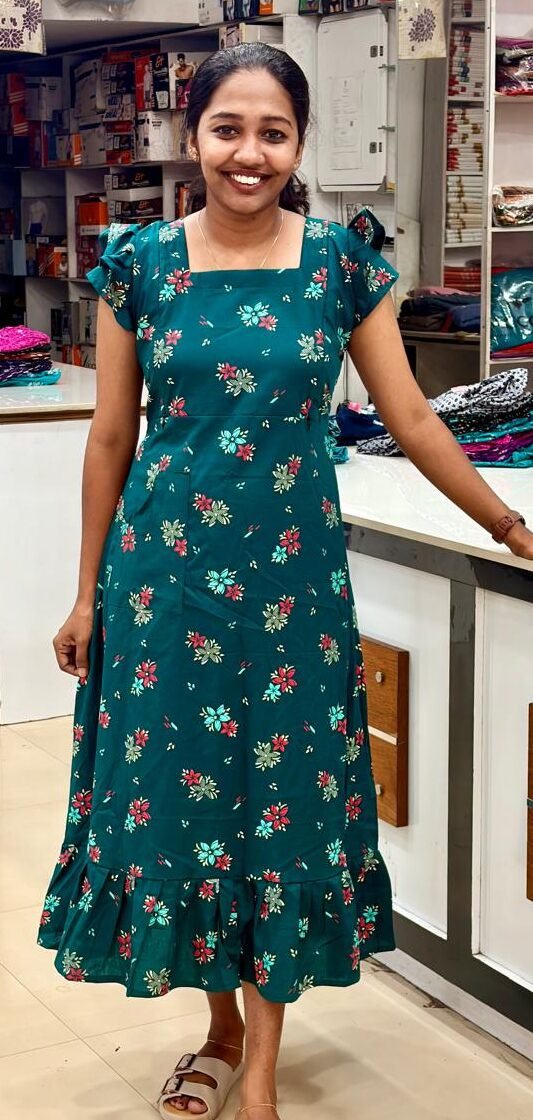WhatsApp Image 2026-08-18 at 6.44.26 PM Feeding Home Wear-Dark Teal - Image 1