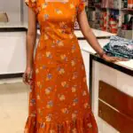 Feeding Home Wear-Terracotta Orange