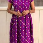 Feeding Home Wear With Zip-Purple