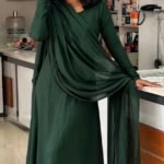 A-line Full Sleeve Top With Duppatta(With Lining)