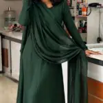 A-line Full Sleeve Top With Duppatta(With Lining)