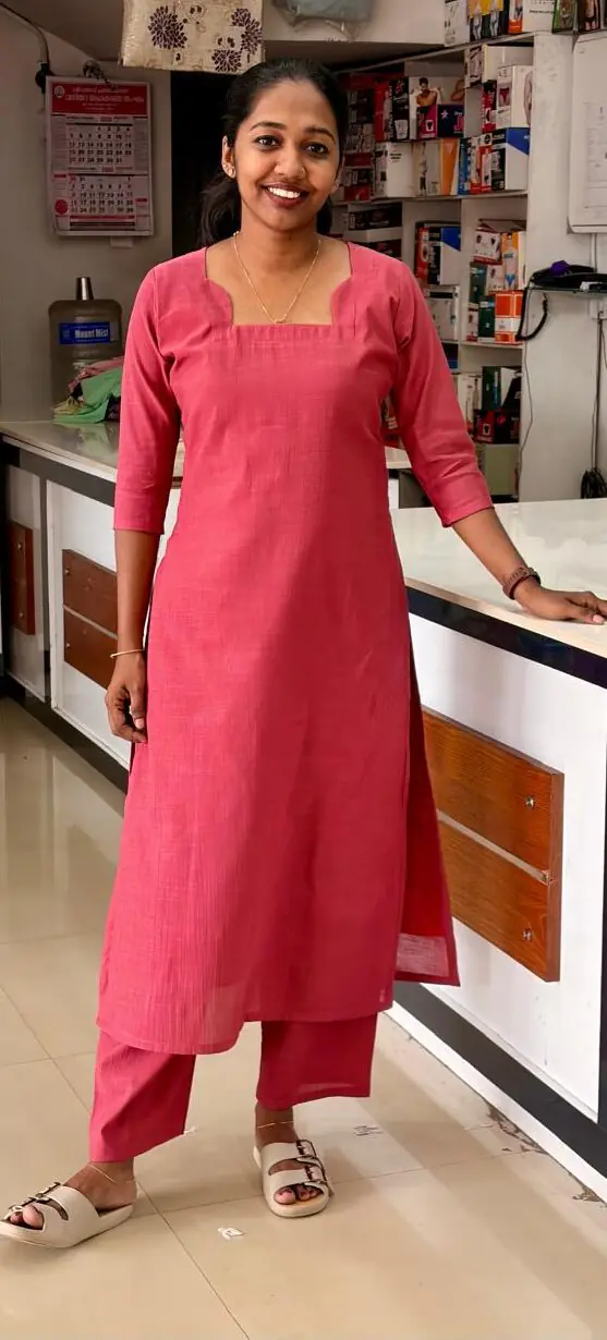 WhatsApp Image 2026-08-21 at 1.47.40 PM (1) Slitted Top Plus Bottom(With Lining)P - Image 1