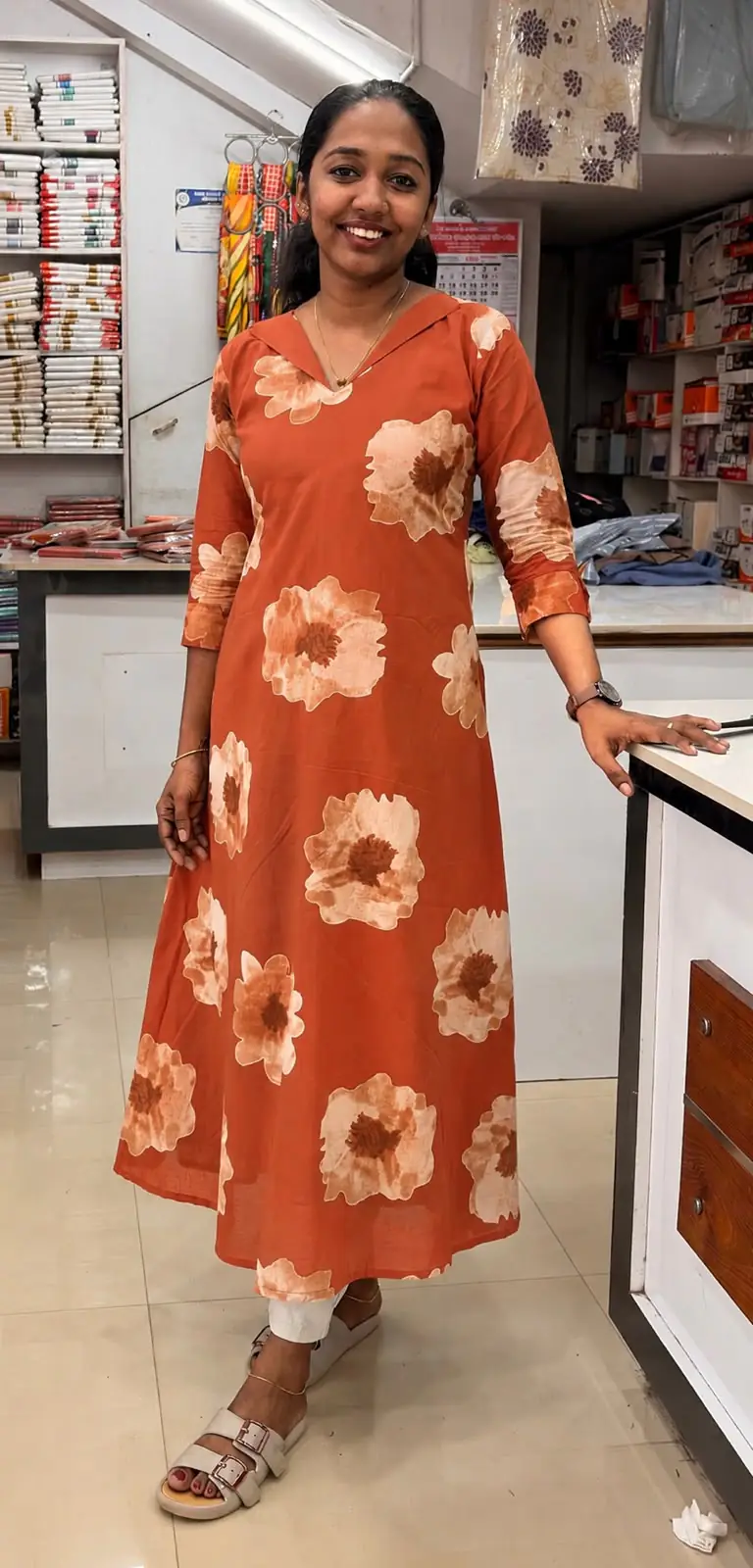 A-line top with lining - Image 1
