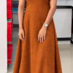 A Line Top With Collar