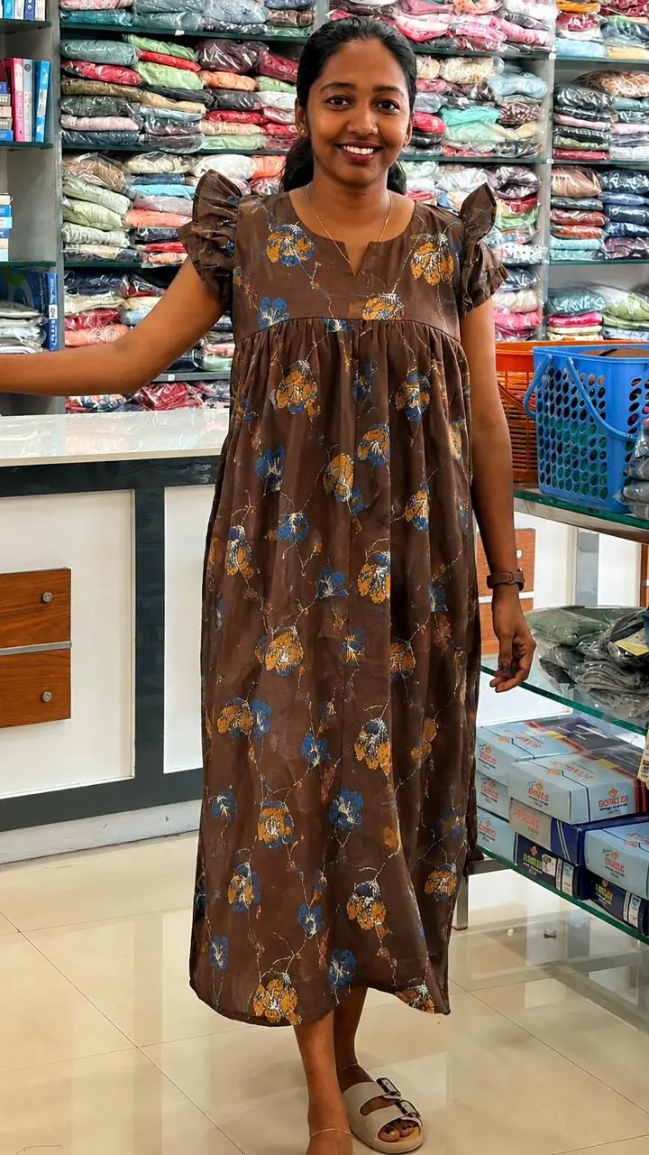 WhatsApp Image 2026-09-02 at 12.09.18 PM Home Wear-Brown - Image 1