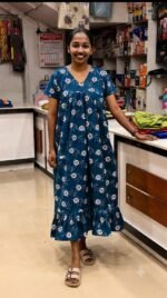 Feeding Home Wear-Teal Blue