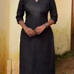Hakkoba Slitted Top-Black(with Lining)