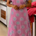 Home Wear With Peter Pan Collar-Mauve Pink