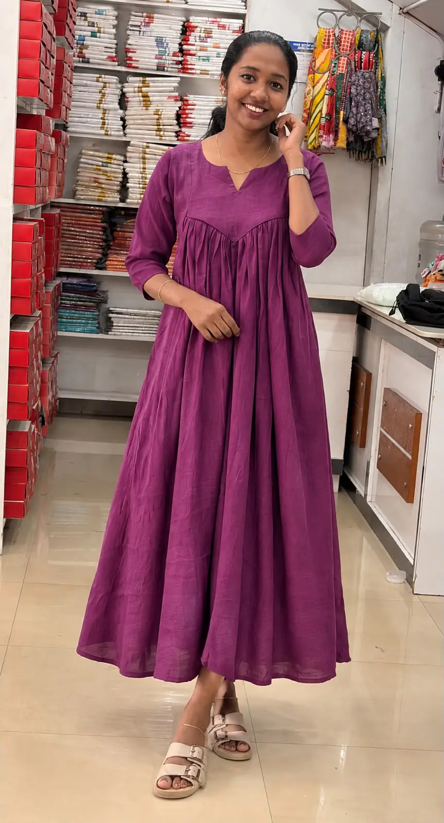 aline top with lining - Image 1