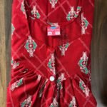 Pleated Nighty-Red