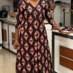 A Line Kurthi-Dark Brown