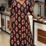 A Line Kurthi-Dark Brown