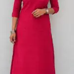 Slitted Top Plus Bottom-Maroon
