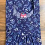 Pleated Nighty-Blue(V)