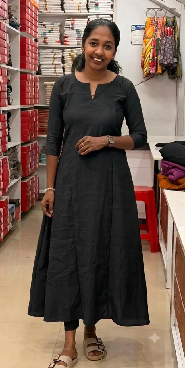 A Line Top-Black - Image 1