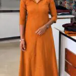 A Line Top With Collar-ywith lining