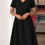 Hakkoba A Line Top With Lining-black