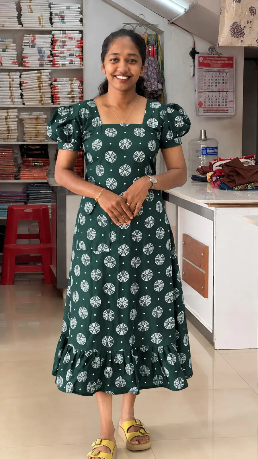 Home Wear-Green - Image 1