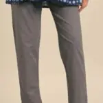 Twin Birds Cotton pant-Steel Grey