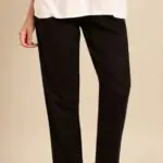 Twin Birds Cotton pant-Black