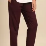 Twin Birds Cotton pant-Wine