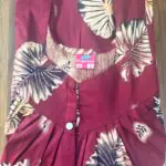 Pleated Night-Maroon