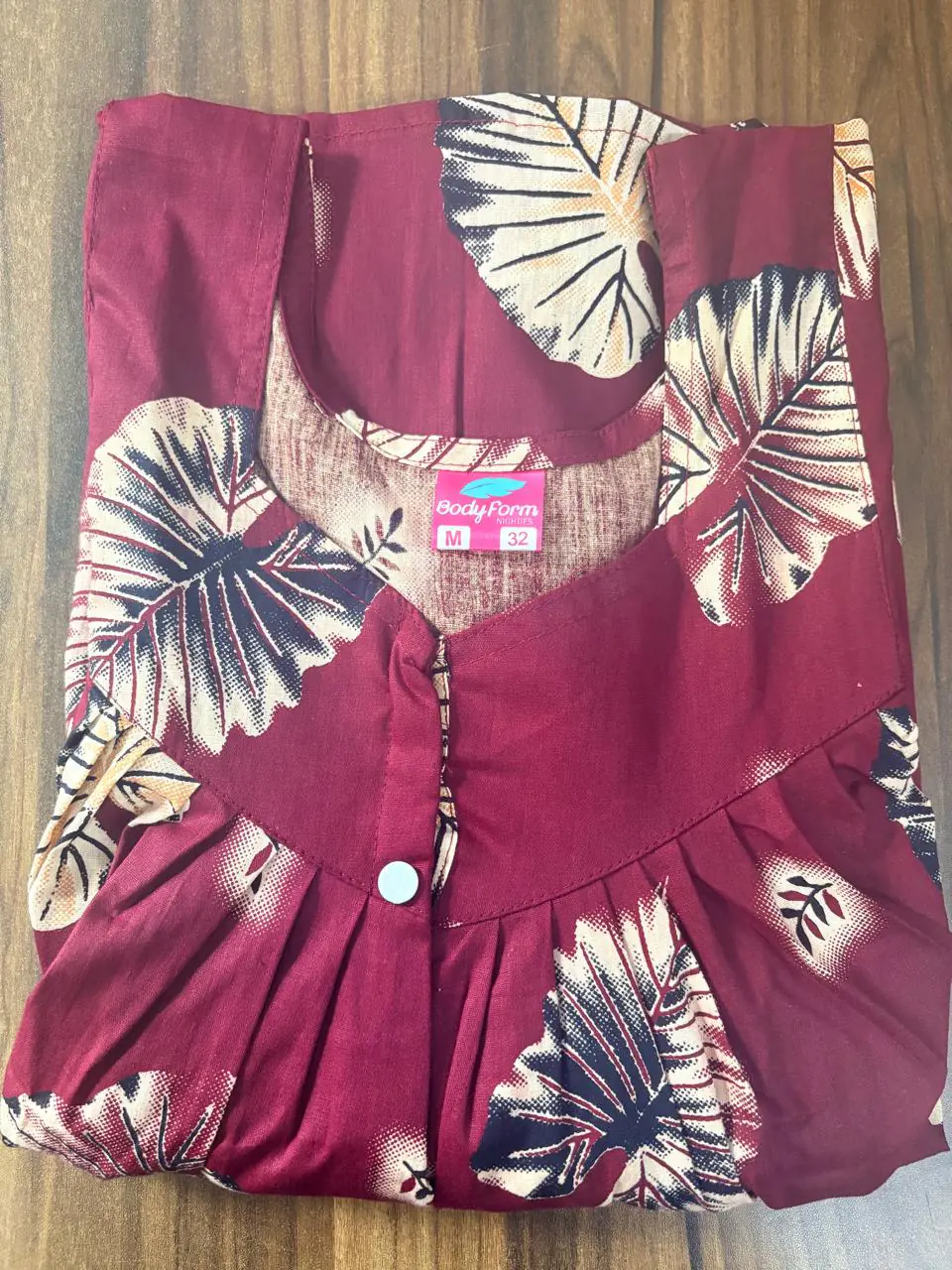 WhatsApp Image 2026-10-12 at 12.17.55 PM (2) Pleated Night-Maroon - Image 1