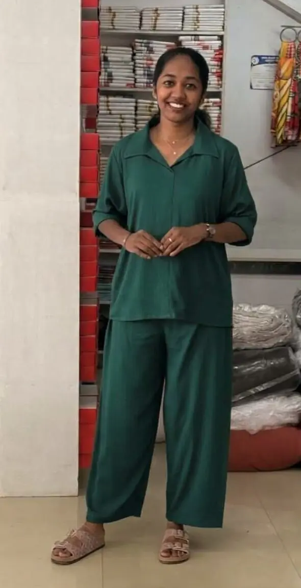 WhatsApp Image 2026-10-17 at 10.57.45 AM (3) Rayon Cordset-green - Image 1