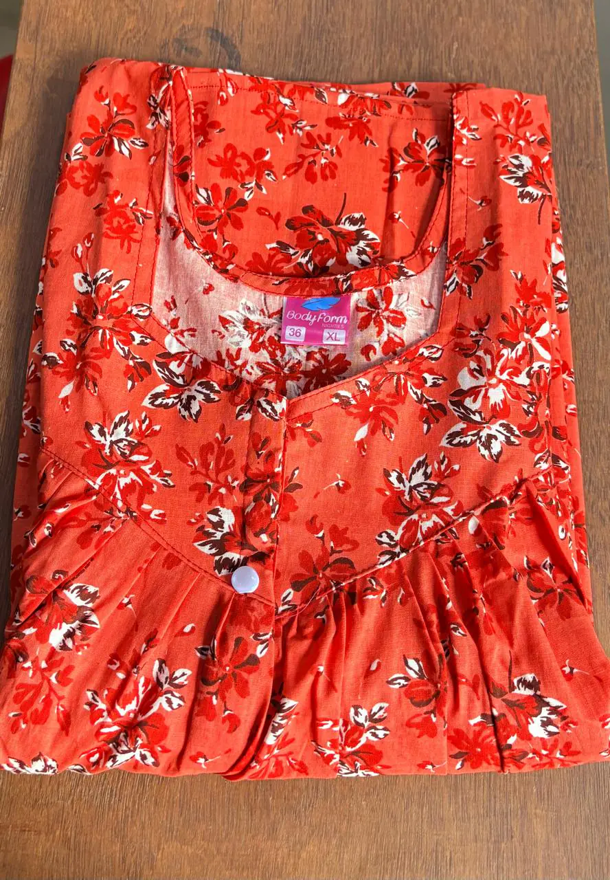 WhatsApp Image 2026-10-22 at 2.56.08 PM Pleated Nighty - Image 1