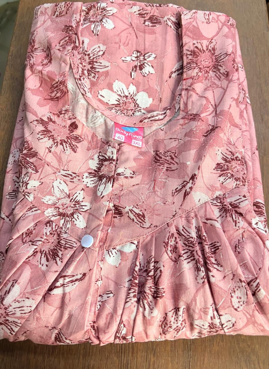 WhatsApp Image 2026-10-22 at 4.29.42 PM Pleated Nighty - Image 1